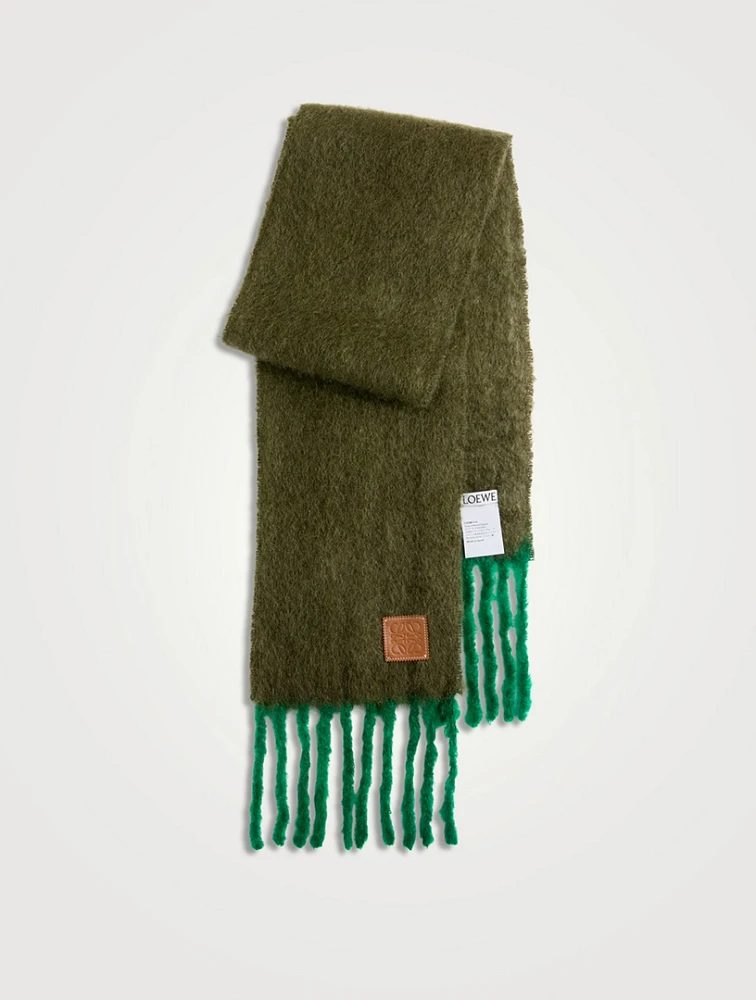 Mohair And Wool Scarf