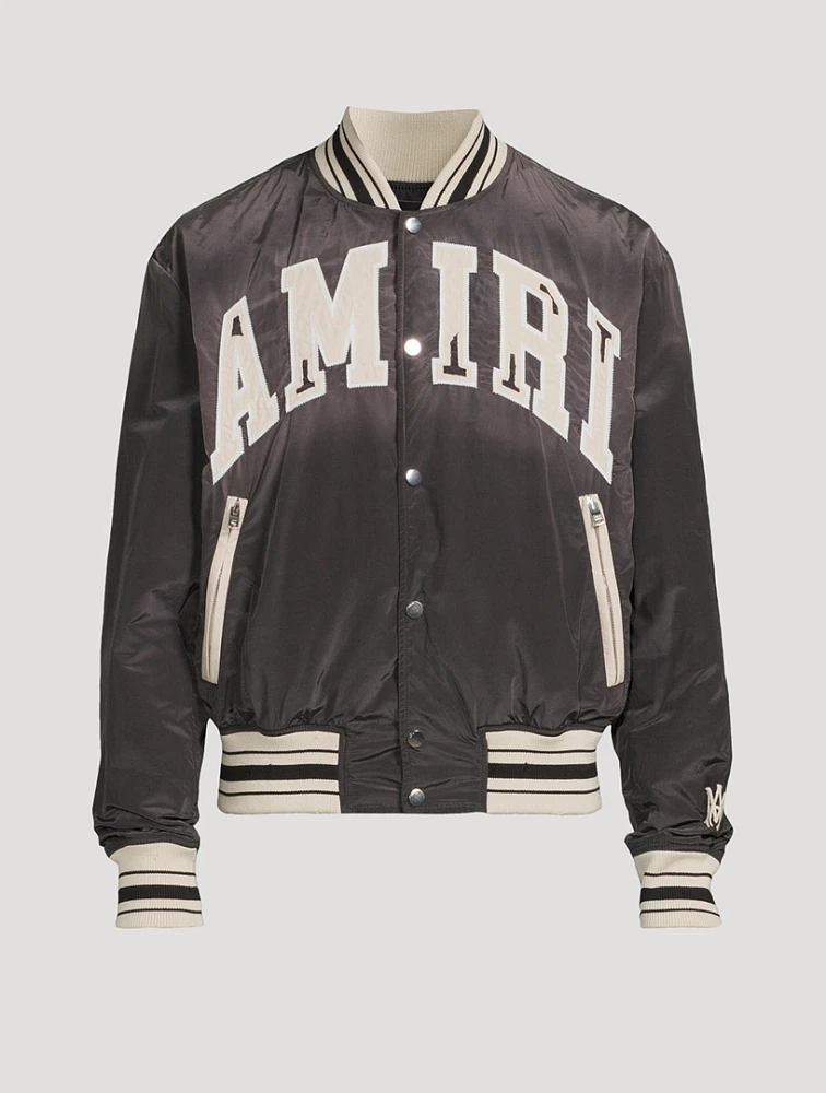 Sun Faded Logo Bomber Jacket