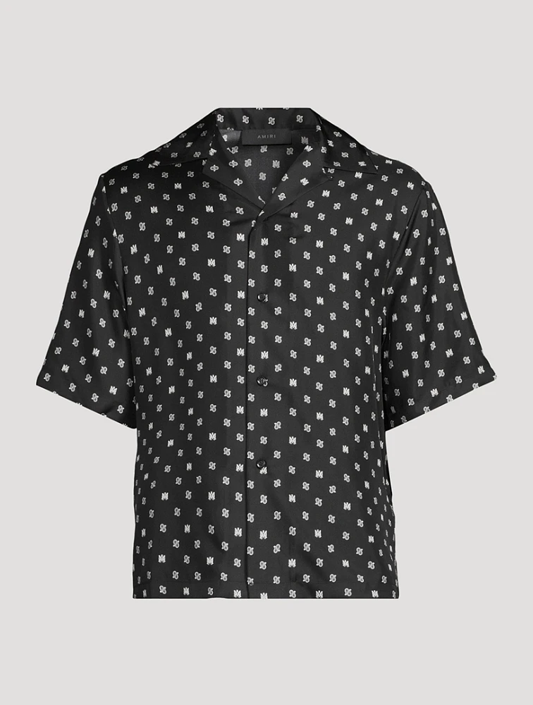 MA Paisley Silk Bowling Shirt