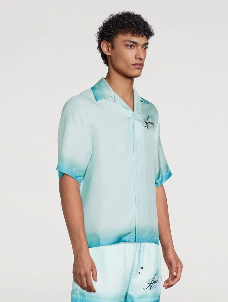 Resort Club Silk Bowling Shirt
