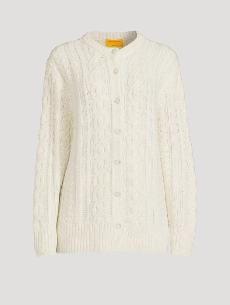Rossella Cable-Knit Cardigan