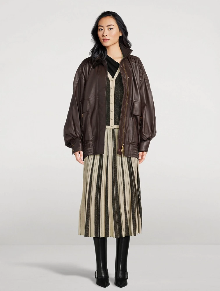 Illustration Leather Jacket