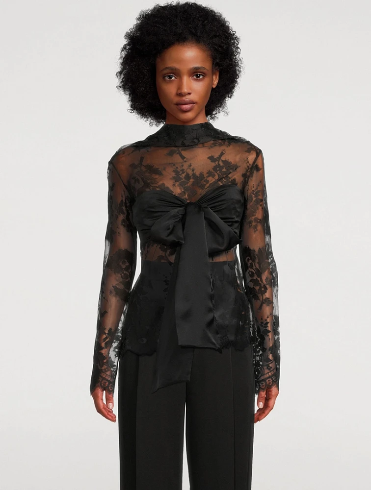 Illustration Lace Blouse