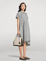 Drawstring Shirt Dress