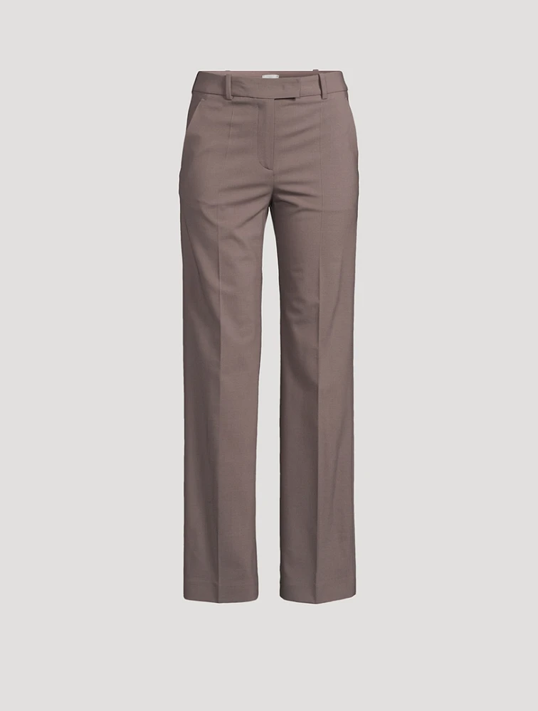 Straight-Leg Trousers