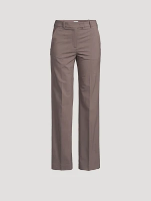 Straight-Leg Trousers