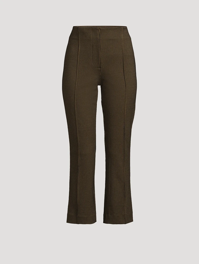 Kean Kick-Flare Knit Trousers