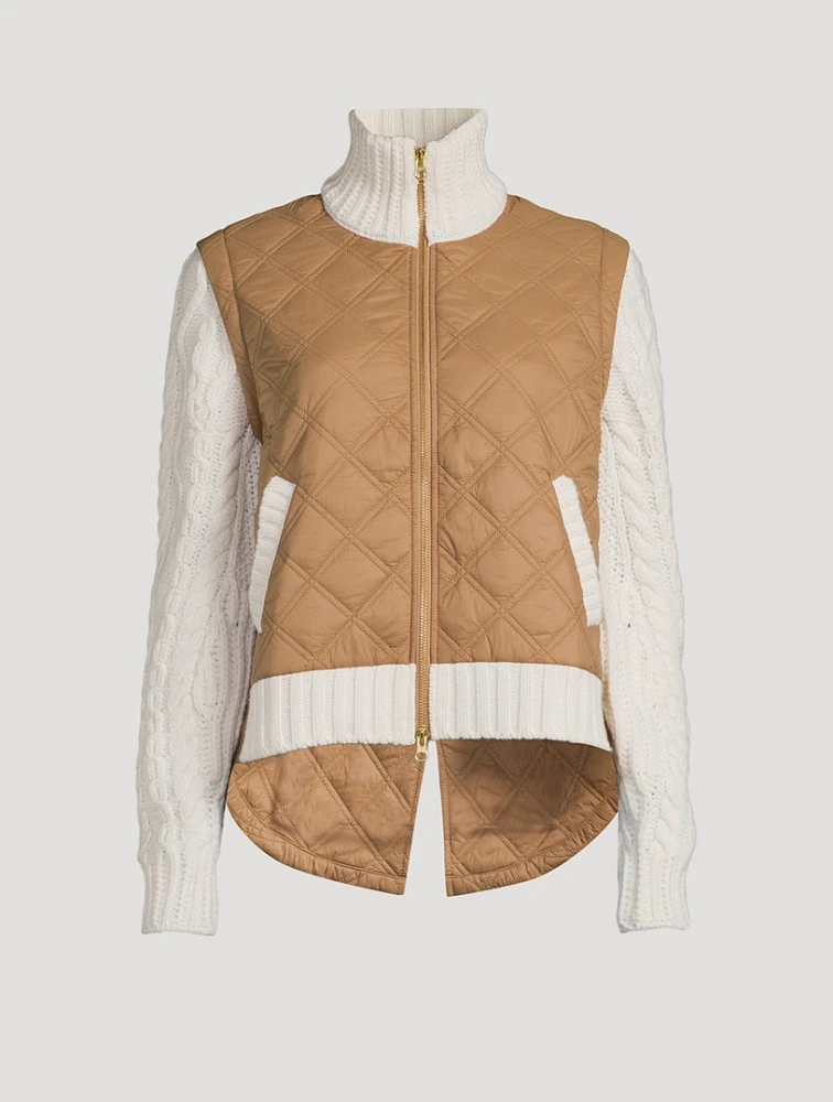 Patra Mixed Media Jacket