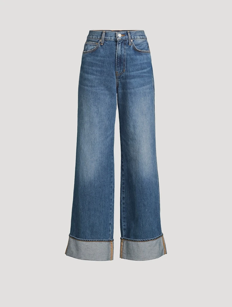Taylor High-Rise Wide-Leg Jeans