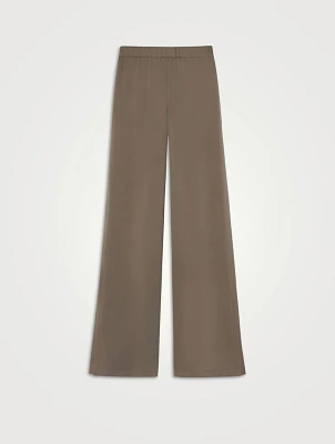 Franklin Silk Wide-Leg Trousers