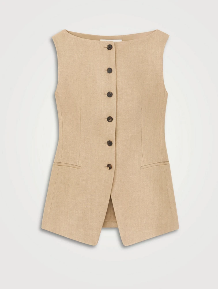 Linen Vest