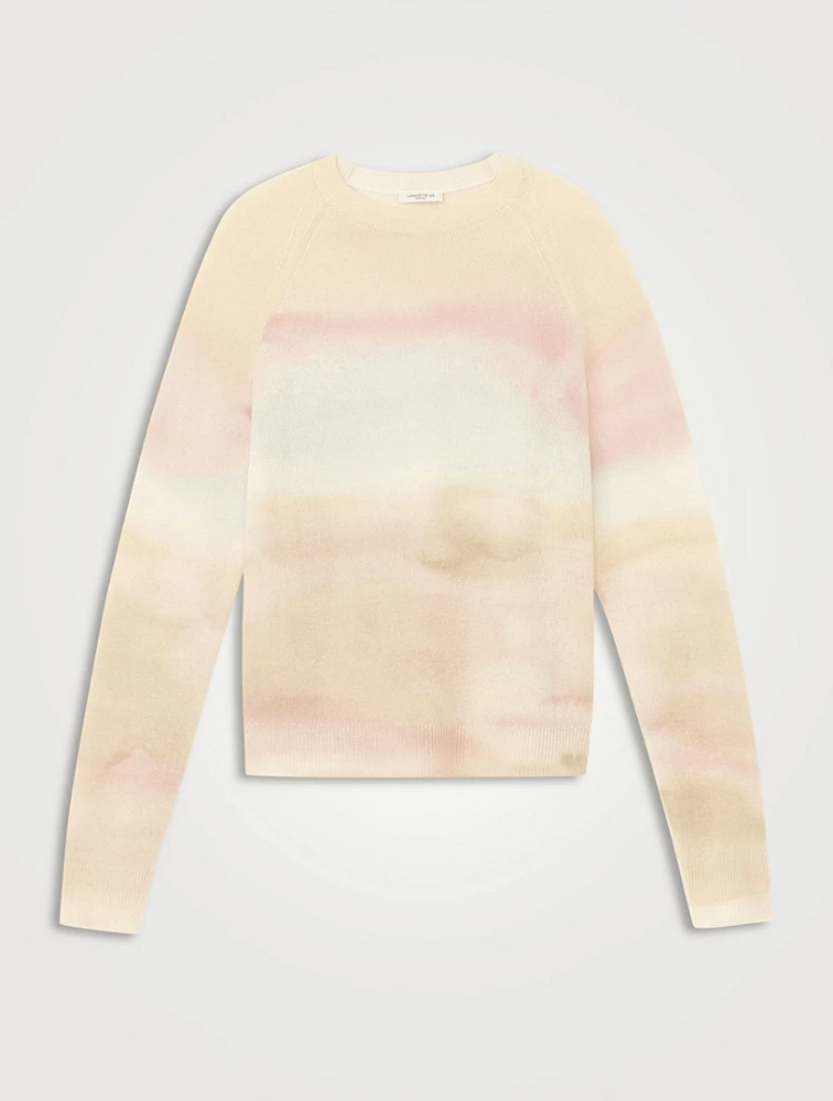 Cashmere Sweater Horizon Print