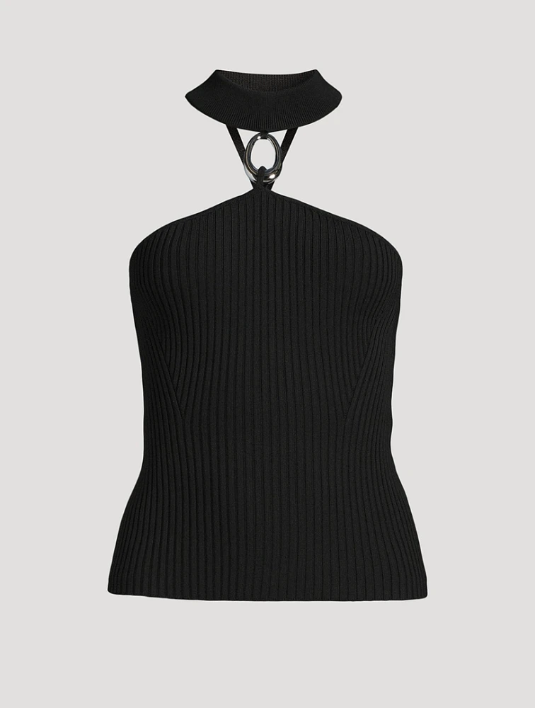 Rubie Ribbed Halter Top