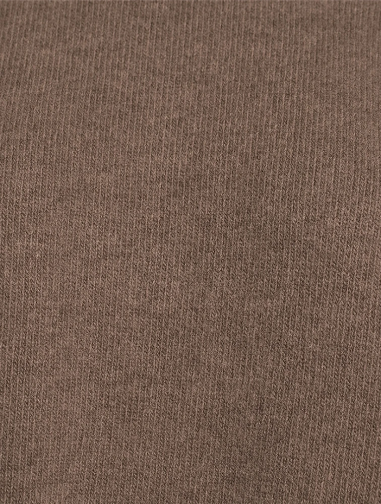Boiled Wool Turtleneck Sweater