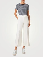Stripe Jacquard Wool T-Shirt