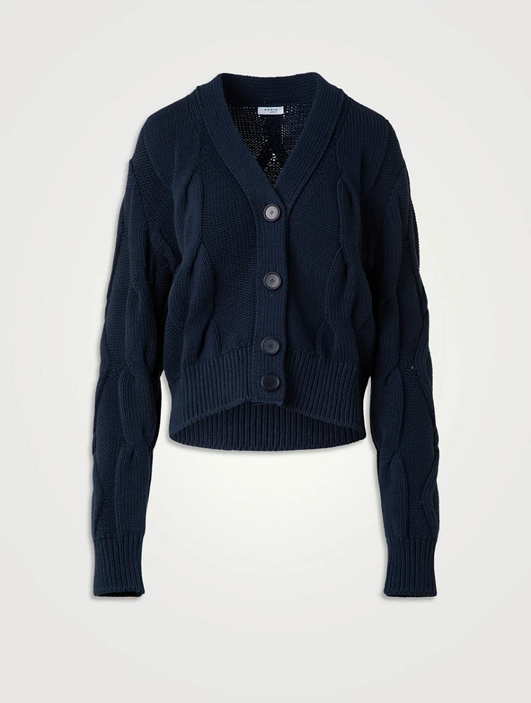 Cable-Knit Cardigan