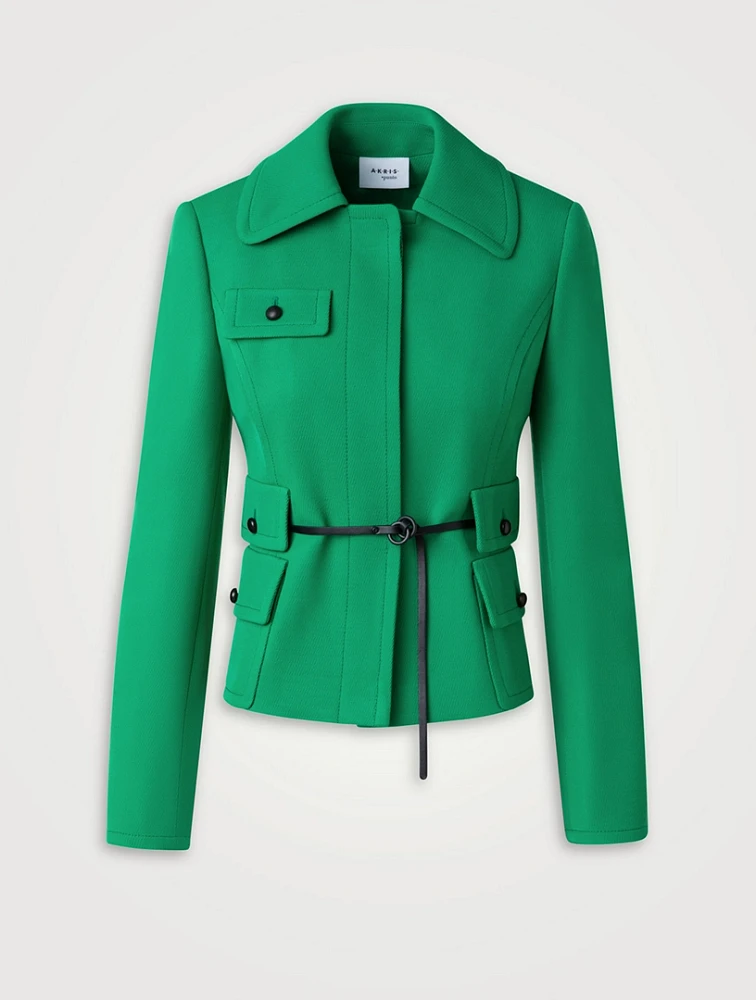 Belted Wool Jacket