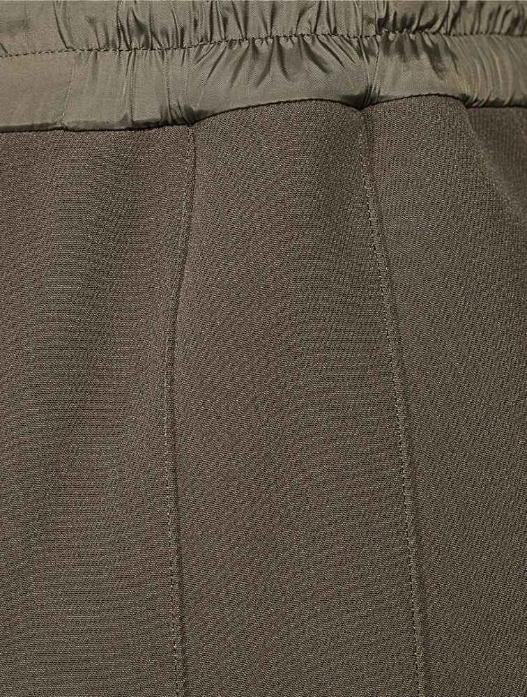 Tech Jersey Pleated Shorts
