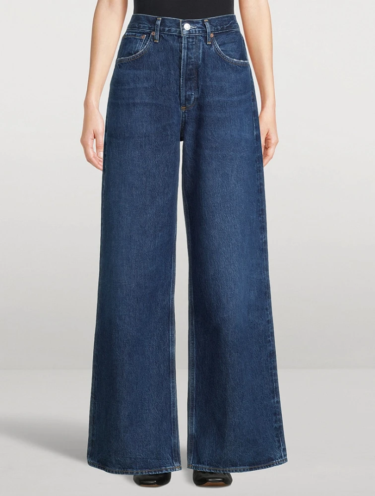 Dame Wide-Leg Jeans