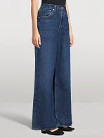 Dame Wide-Leg Jeans