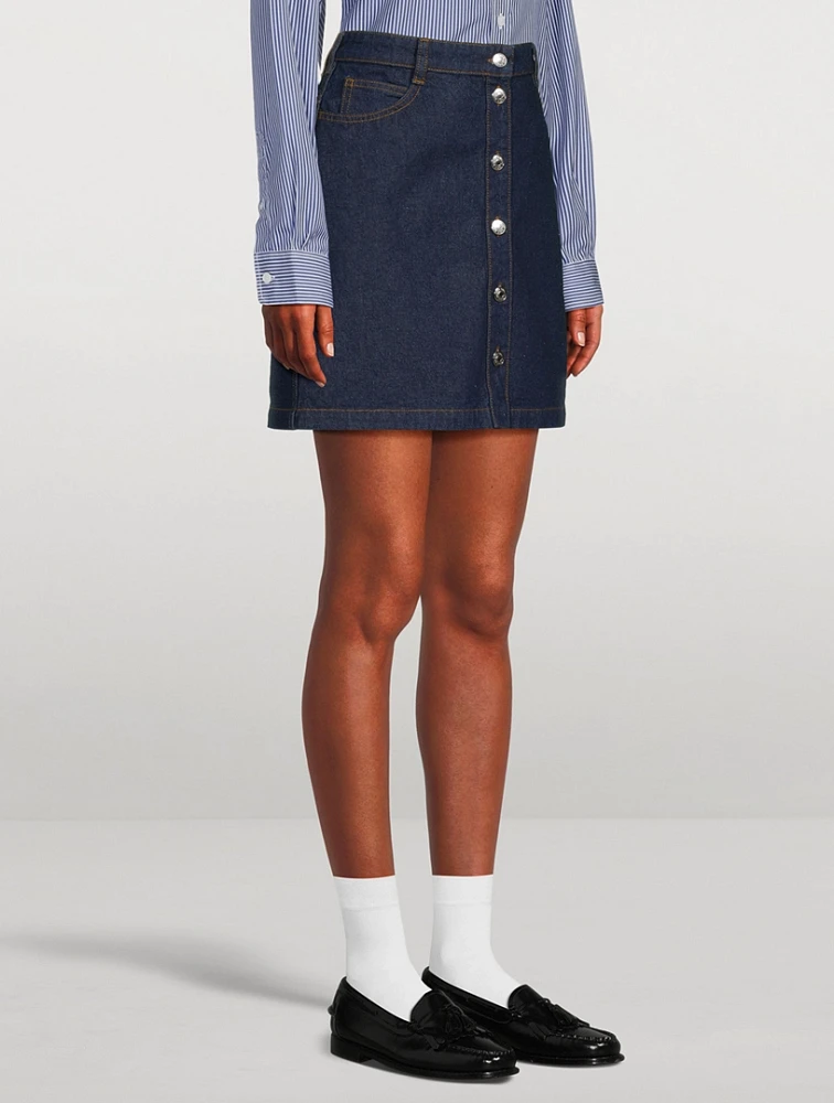 Denim Mini Skirt