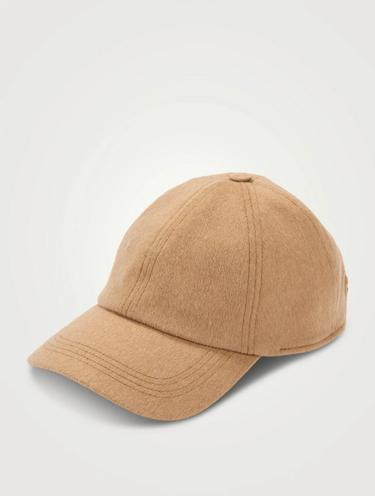Camel Hair Baseball Cap