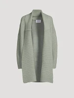 Fair Trade Cashmere AI-Inspired Long Cardigan
