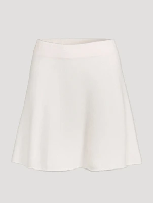 Fair Trade Cashmere AI-Inspired Mini Skirt