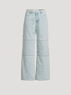 Bianca Mid-Rise Wide-Leg Jeans