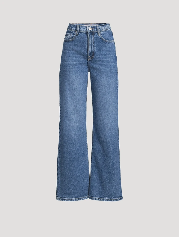 Ellie High-Waisted Wide-Leg Jeans