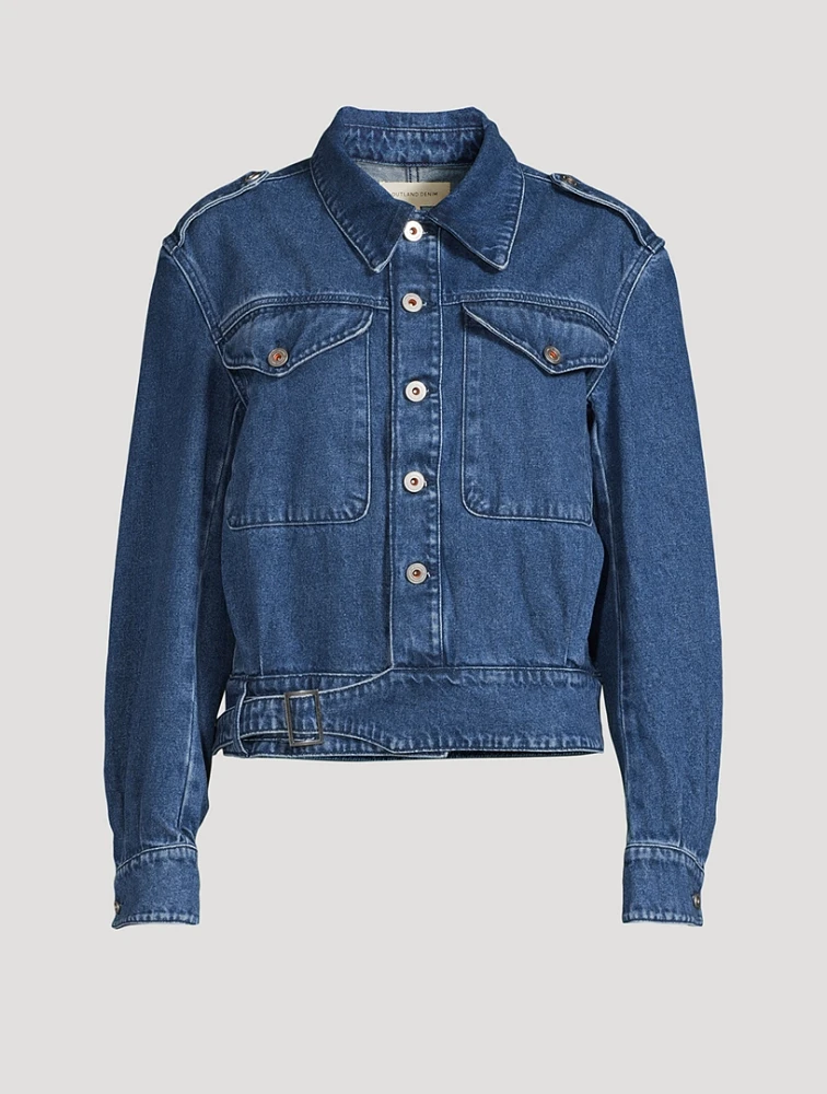 Sawyer Belted Denim Jacket