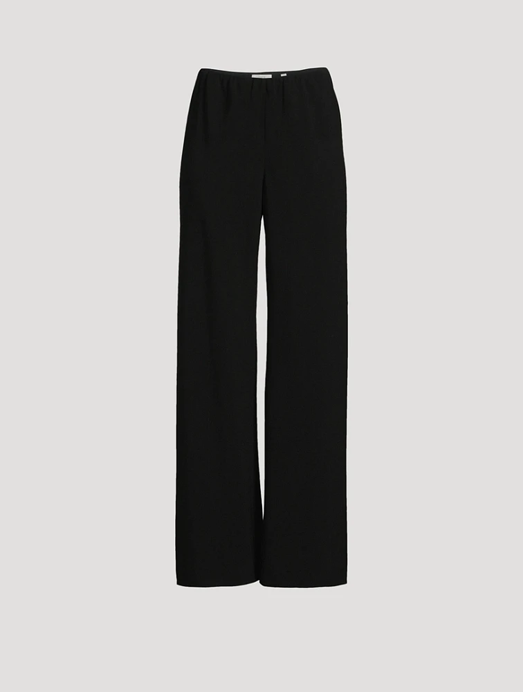 Bias Crêpe Trousers
