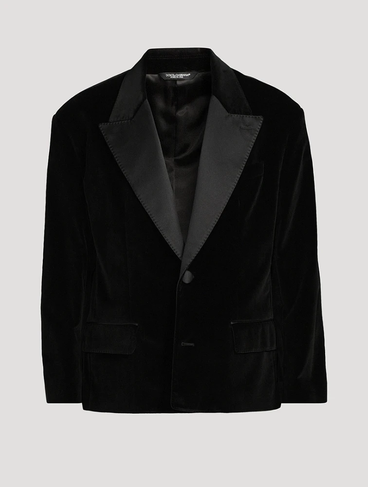 Oversized Velvet Jacket