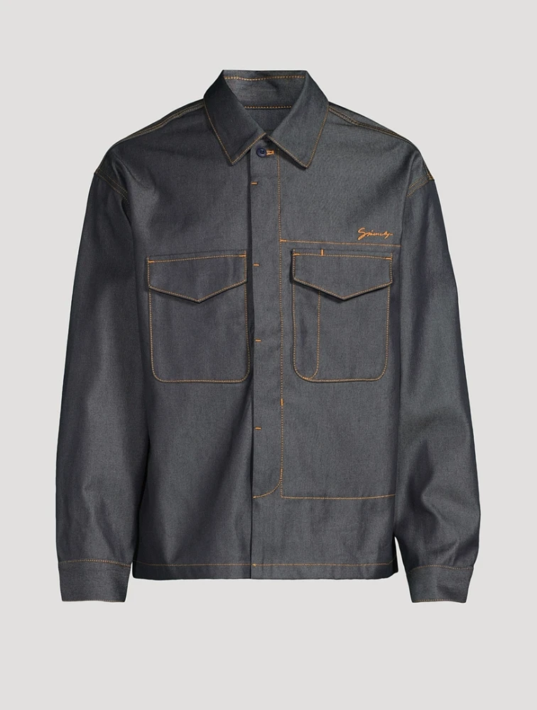 Military Denim Shirt