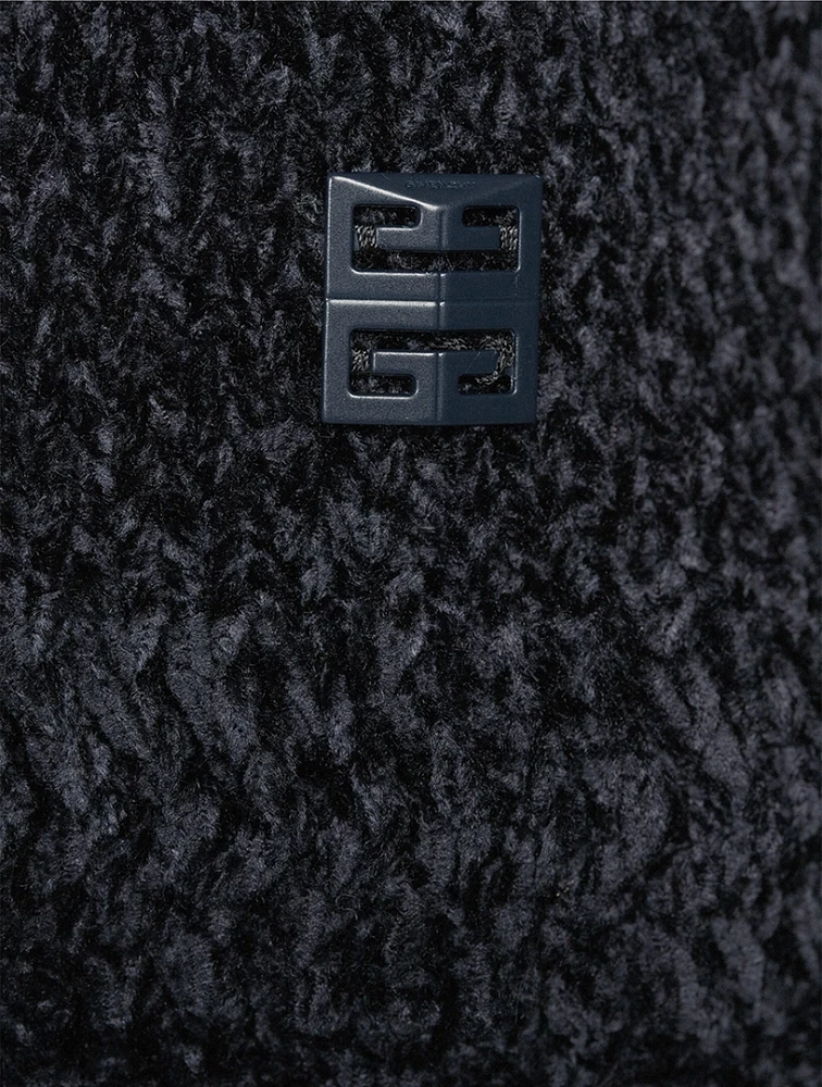 Chenille Turtleneck Sweater