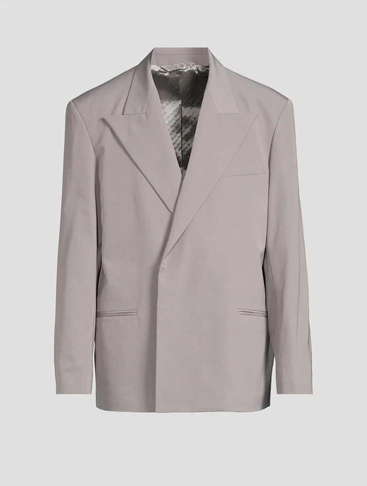 Double-Breasted Suit Jacket