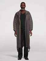Edge Pleated Trench Coat