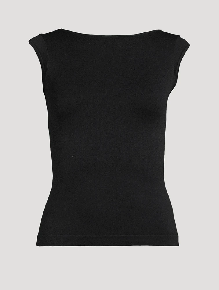 Low-Back Seamless T-Shirt