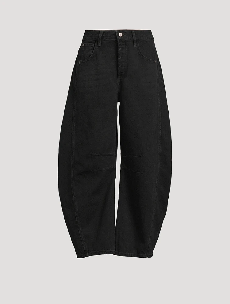 Good Luck Barrel-Leg Jeans