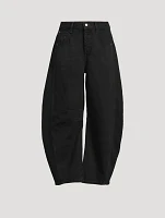 Good Luck Barrel-Leg Jeans