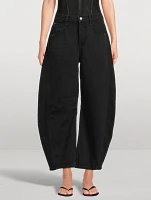 Good Luck Barrel-Leg Jeans
