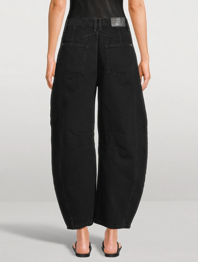 Good Luck Barrel-Leg Jeans