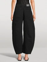 Good Luck Barrel-Leg Jeans