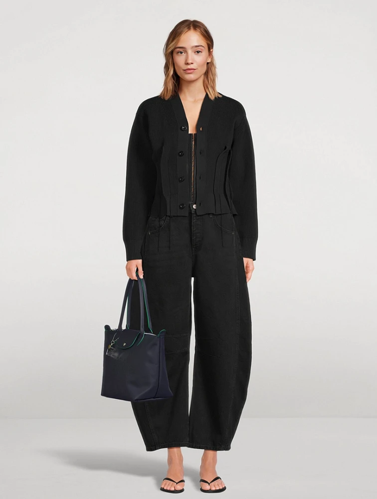 Good Luck Barrel-Leg Jeans