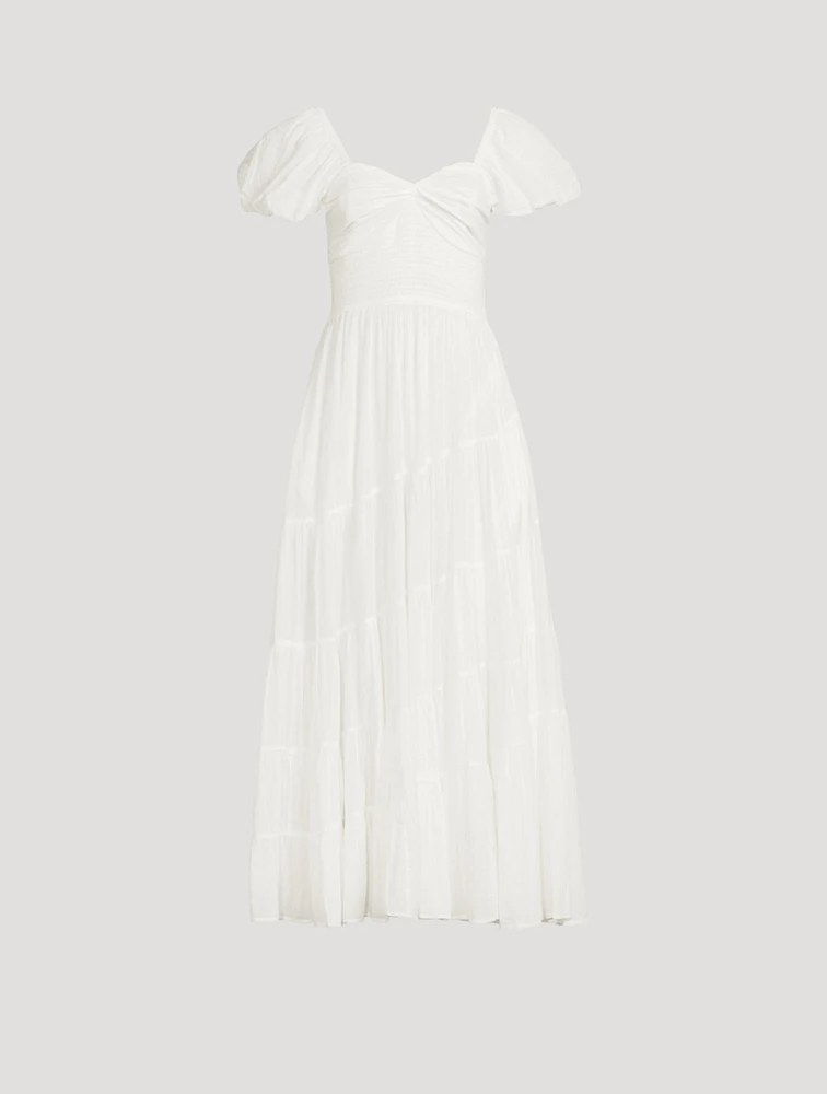Sundrenched Cotton Maxi Dress