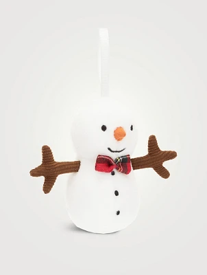 Festive Folly Snowman Ornament