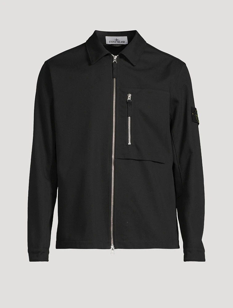 Zip-Front Overshirt