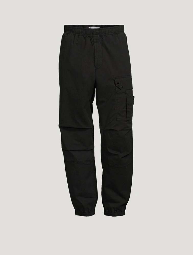 Stretch Cotton Cargo Pants