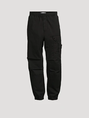 Stretch Cotton Cargo Pants