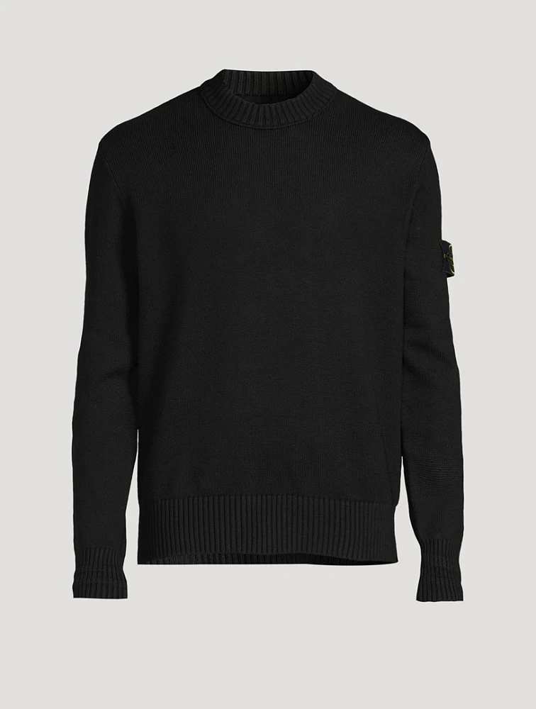 Stretch Cotton Sweater